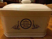 Terrine rectangulaire Apilco gravée célèbre charcuterie faubourg St denis Paris