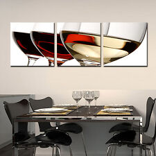 WINE/GLASS ready to hang 3 pc
