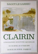 CLAIRIN P.E affiche originale