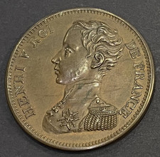 Module de 5 Francs - Avènement d' Henri V - 1830 SPL