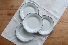 4 assiettes plates vintage