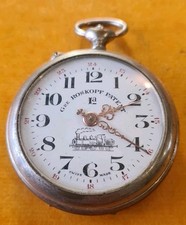 Montre à Gousset ROSKOPF Train UNIQUEMENT POUR PIÈCES Lire Descriptif 