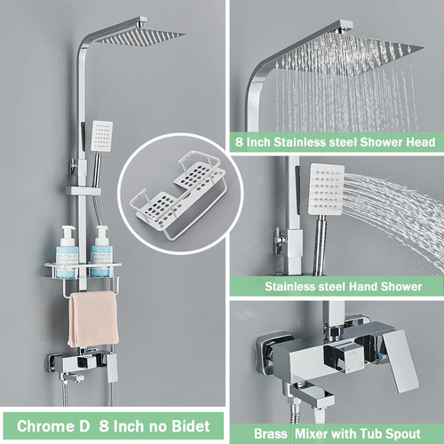Kit douche effet pluie avec - kit,