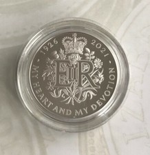 Pièce De 5 Livres En Argent Preuve 2021 Reine Elizabeth II 95E Anniversaire