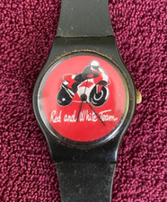 MONTRE PUBLICITAIRE - RED AND WHITE TEAM - MOTO - VINTAGE
