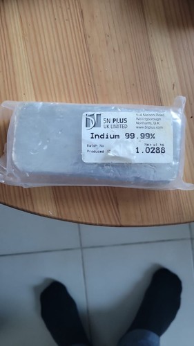 Lingots indium pur - d’indium,