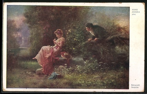 Carte postale artiste hans - carte, d'artiste