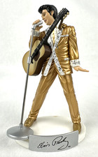 FIGURINE DE NOEL ELVIS PRESLEY - GOLD SUIT 1957  -EPE /TREVCO-USA