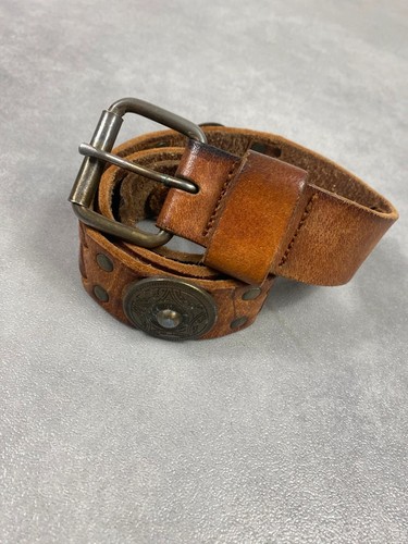 Ceinture cuir marron - , clair