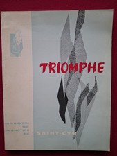 SAINT CYR PLAQUETTE école spéciale militaire JUILLET 1963 TRIOMPHE BIR-HAKEIM