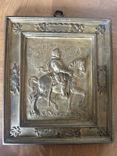 Plaque en bronze du prince