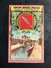 Chromo CHOCOLAT - GUERIN - BOUTRON :  ANNECY - ARMES DES VILLES DE FRANCE 