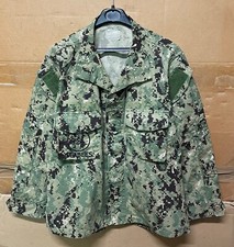 GENUINE US NAVY SEABEES AOR2 NWU TYPE III SHIRT BLOUSE SUPER EX !! MEDIUM SHORT