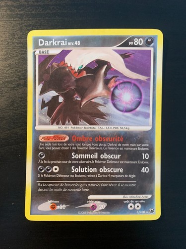 Carte pokémon darkrai - pokémon, :