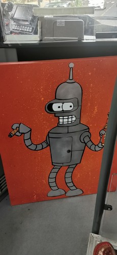 Peinture gonzo laszlo - peinture, bender