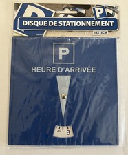 Disque de stationnement parking Zone Bleue