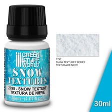 Texture neigeuse - SNOW 30ml - pâte imitation peinture pigment blanc effet neige