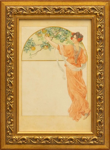 Très fine aquarelle originale - fine,