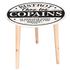Table d'appoint Motif BISTROT