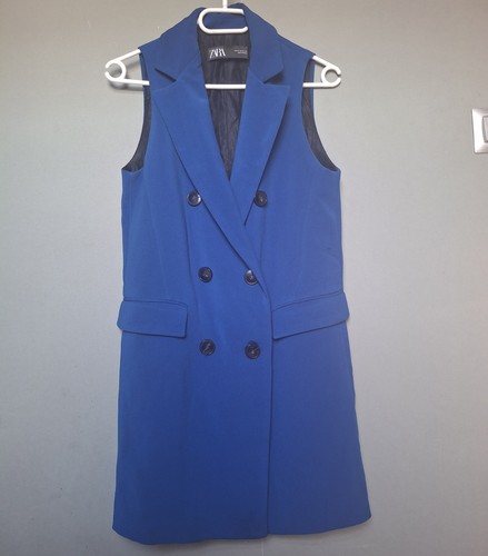 Blazer zara bleu - zara, 34