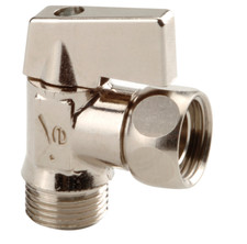 Vanne à sphère équerre