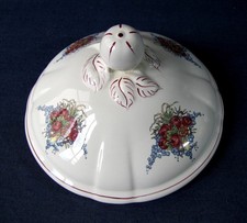 Couvercle de Soupière Obernai en Faïence de Sarreguemines - Alsace