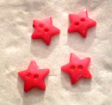 4 BOUTONS ETOILE A 5 BRANCHES