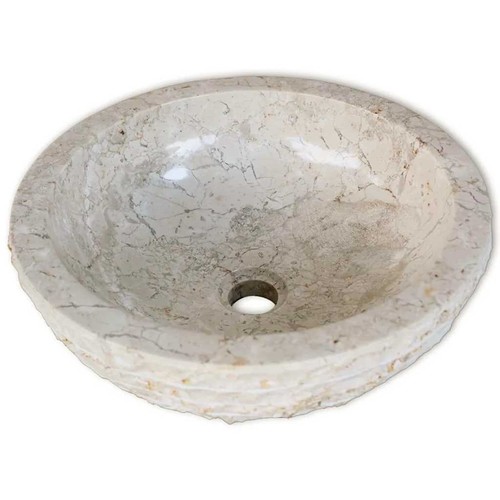 Lavabo marbre crème - marbre, cm