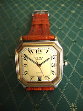 Montre homme-YEMA-2 tons RARE FRENCH WATCH années 1990-2000