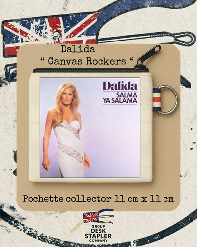 Dalida pochette coton - , zippée