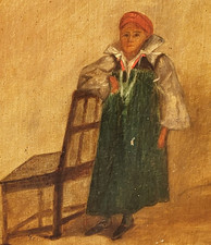 Tableau ancien signé. Datée