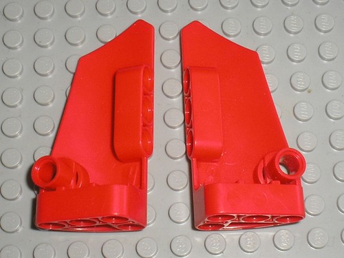 Lego technic red panel - red,