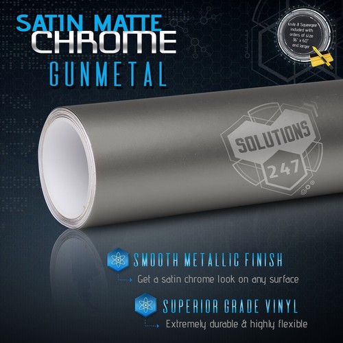 Satin matte chrome metallic - matte,