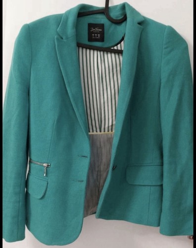 Zara blazer femme vert taille