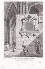 Macon Cathédrale Tombeau Pierre Jonchet Gravure Estampe Cuivre 1780