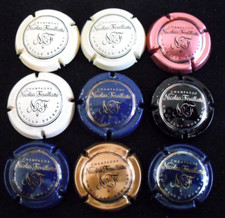 lot de 9 capsules de champagne