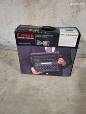 Typewriter machine à écrire électronique  Canon Typestar  S-61