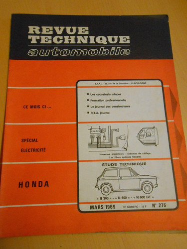 Rta 275 revue technique - n°,