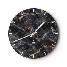 Horloge murale en verre
