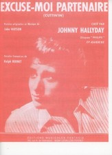 Johnny Hallyday  Partition "Excuse moi partenaire"   R@RE
