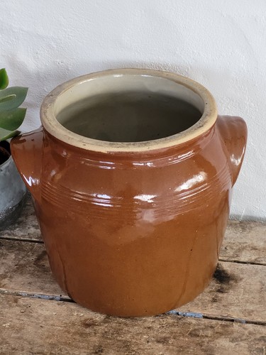 Ancien pot graisse en - ancien,