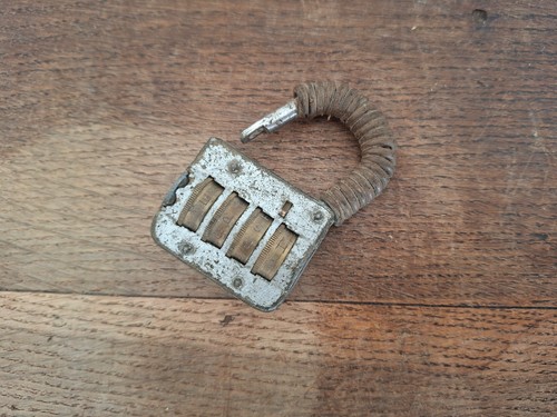 Ancien cadenas rouleaux - ancien, 4