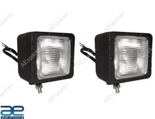 2 mini lampes de travail pelle lampe carrée pour chenille Komatsu Kubota Hita...