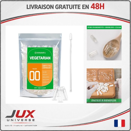 Gélules vides végétales