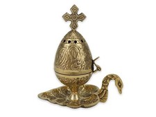 Brûleur d'encens en laiton en