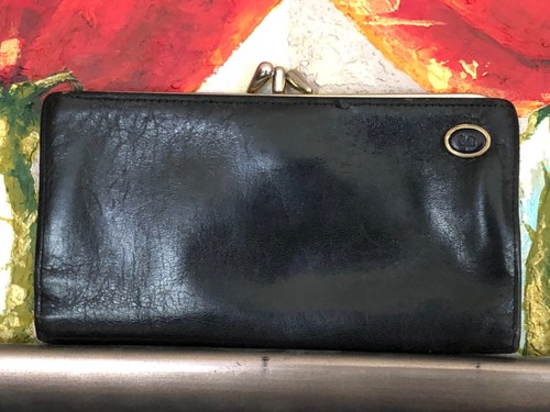 Ancien portefeuille cuir - ancien,