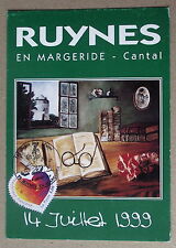 Carte postale Ruynes en Margeride, Cantal 15e foire aux livres  CPSM