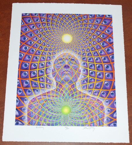 Alex grey ecstasy art - grey,