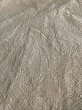 coupon tissu lin épais ancien 