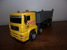 Camion volquete MAN Benne Dump tipper truck dickie toys engin de chantier Jaune